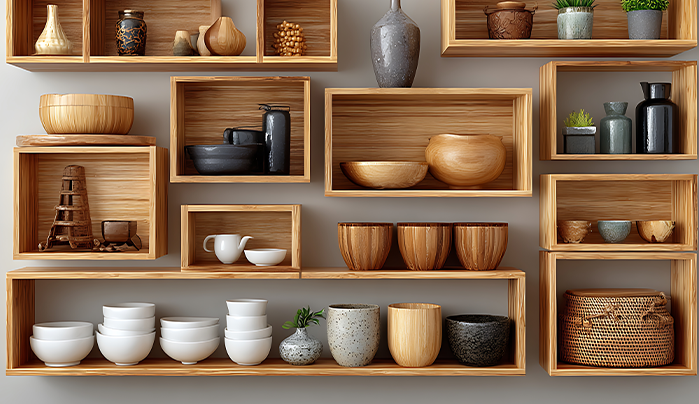 Floating Cabinet Unit-Stunning Crockery Unit Designs