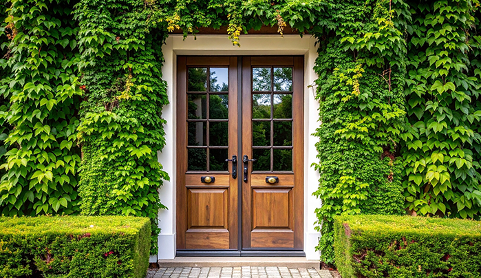 Rustic Country Barn-Style Doors - Double Door Design