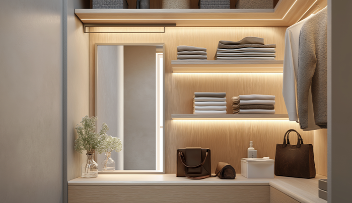 Mirrored Corner Wardrobes-Modern Corner Wardrobe Designs