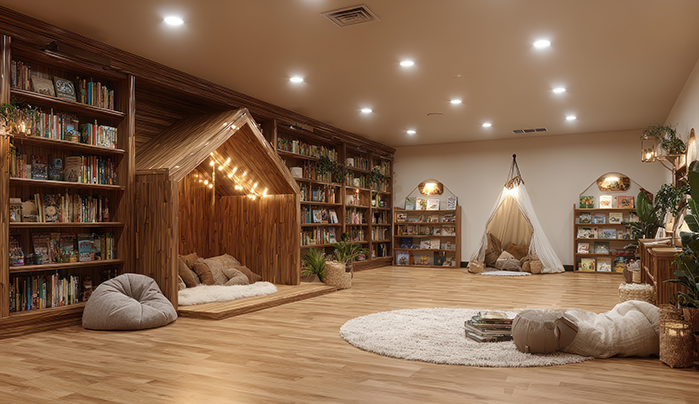 Kids’ Reading Wonderland - Home Library Designs