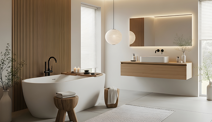 Wood-Look Laminates That Feel Warm, Not Risky - Bathroom Design Ideas