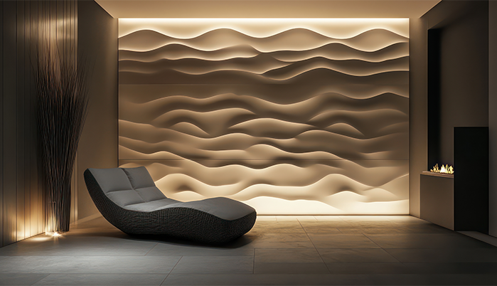 Horizontal Slats for Small Rooms - WPC Wall Panel Design