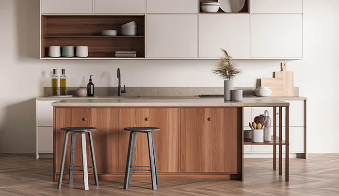 Plywood kitchen island - CenturyPly