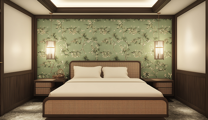  Wallpaper with Plywood Base - Bedroom Wall Decor Ideas