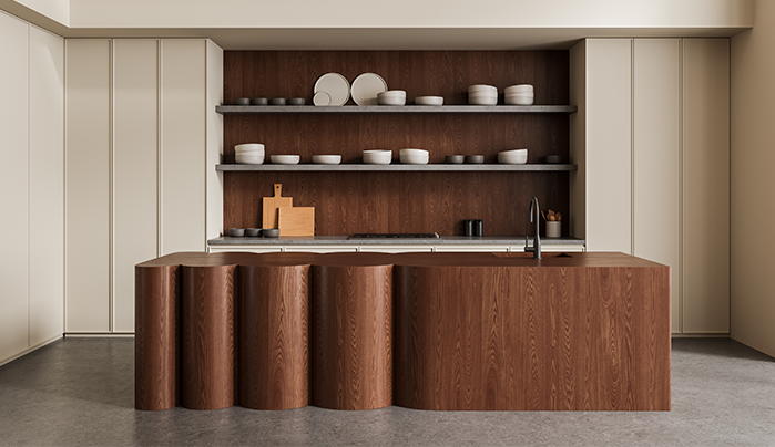 Plywood kitchen counter - CenturyPly