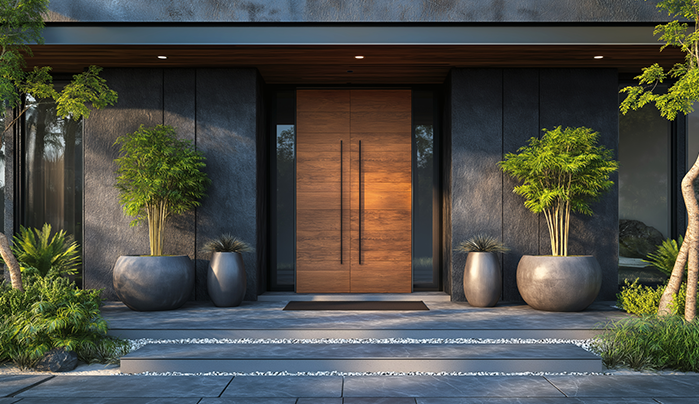 Panelled Luxury Doors- Double Door Design