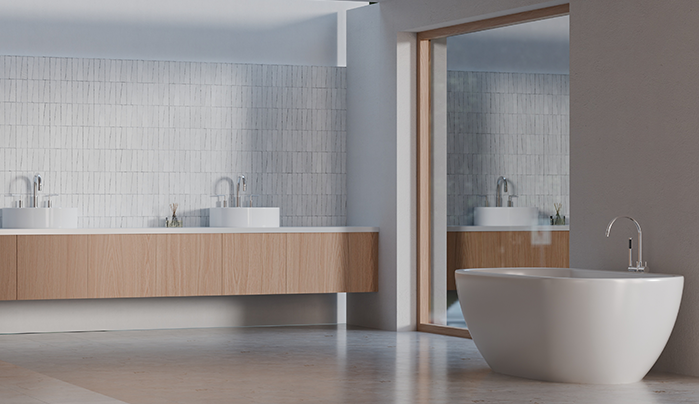 Modern bathroom plywood unit - CenturyPly