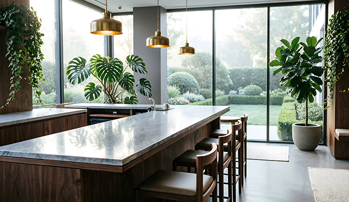 Modern veneer kitchen island - CenturyPly