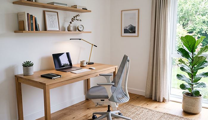 Plywood office desk - CenturyPly