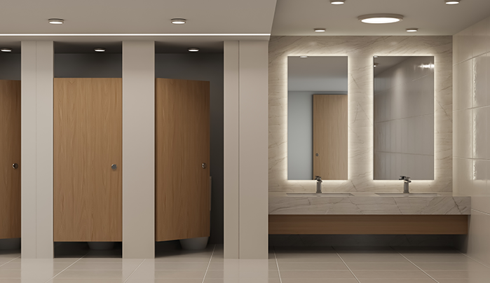 Materials for restroom partitions - CenturyPly