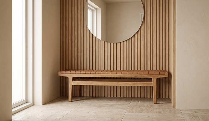 Statement Feature Wall - WPC Louver Design