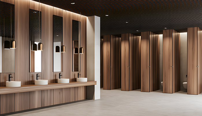 HPL for restroom - CenturyPly