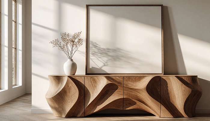 Wood veneer sideboard - CenturyPly
