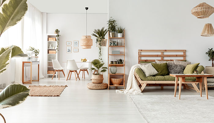 Plywood furniture for living room