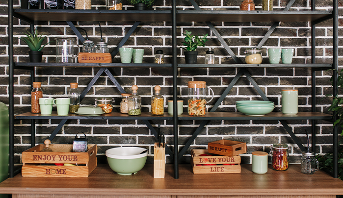 Asymmetric Unit-Stunning Crockery Unit Designs