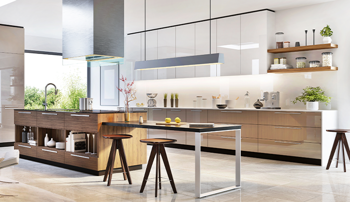 Designer plywood kitchen  CenturyPly