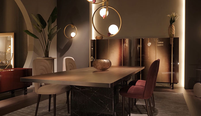 Modern laminate dining table