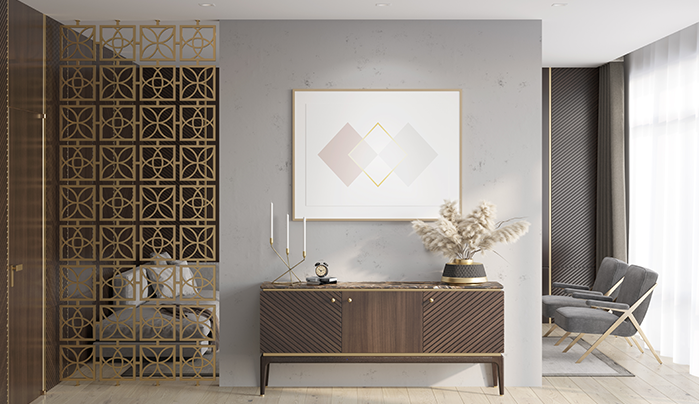 Half Wall Partition - Hall Partition Designs