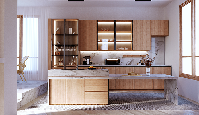 Corner Shelves for Maximum Utility - Kitchen Shelf Design Ideas