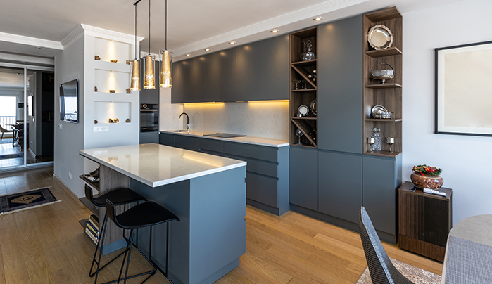 Laminate kitchen island - CenturyPly