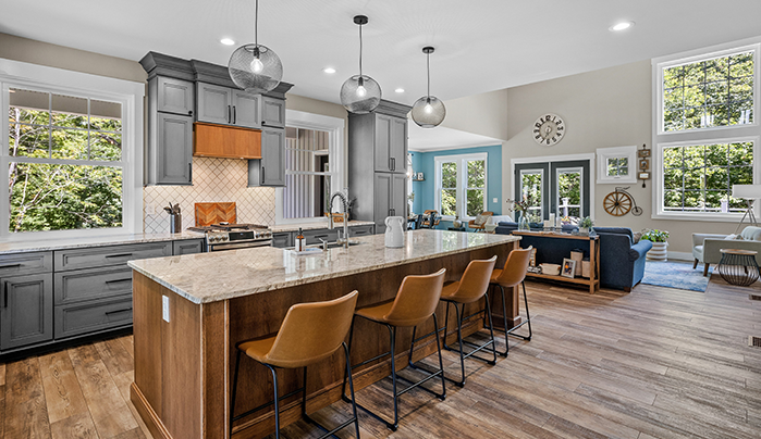 Plywood kitchen island - CenturyPly
