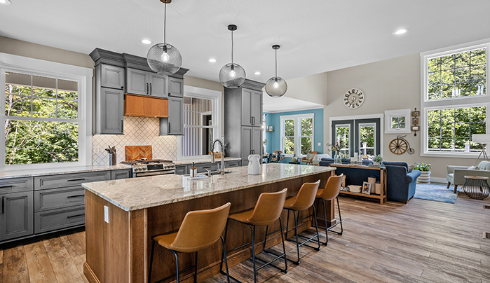 Sturdy Granite Kitchen Shelves - Kitchen Shelf Design Ideas