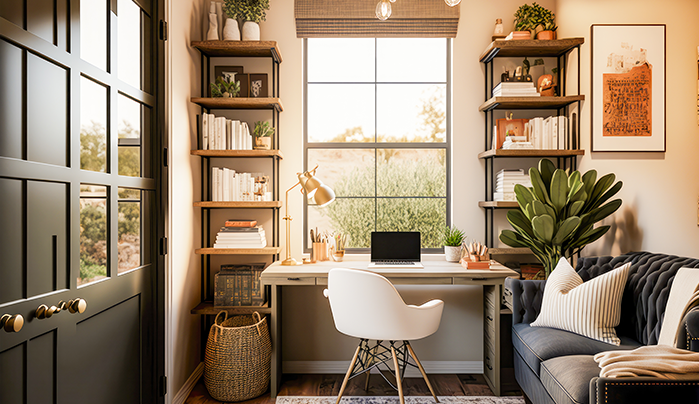 Plywood office desk - CenturyPly