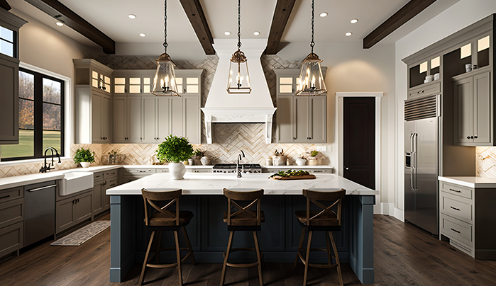 Compact Island Design for Small Kitchens - Kitchen Island Design Ideas