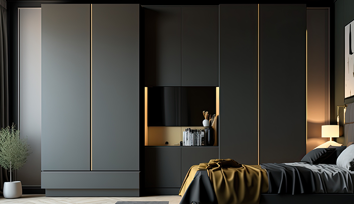  Floor-to-Ceiling Glam - Wardrobe Design for Bedroom
