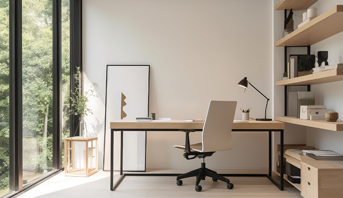 Plywood office desk - CenturyPly