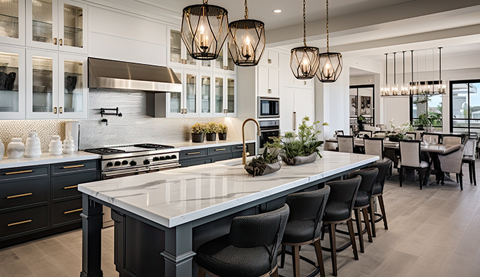 Semi-Open Kitchens - Indian kitchen design