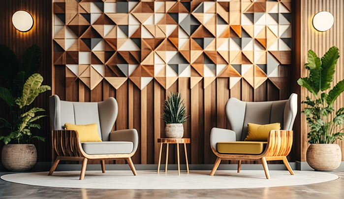 Designer plywood wall panel- CenturyPly