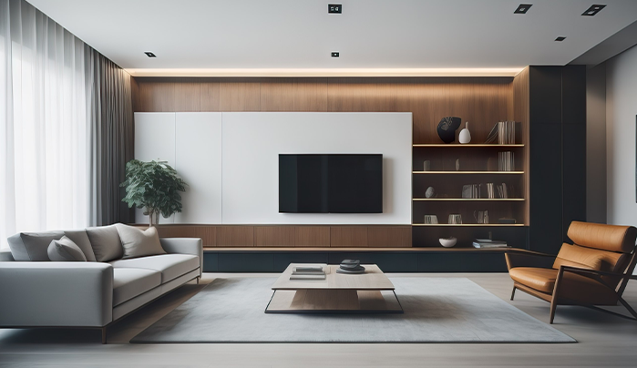 Laminate TV unit - CenturyPly