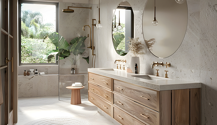 Bathroom plywood vanity - CenturyPly