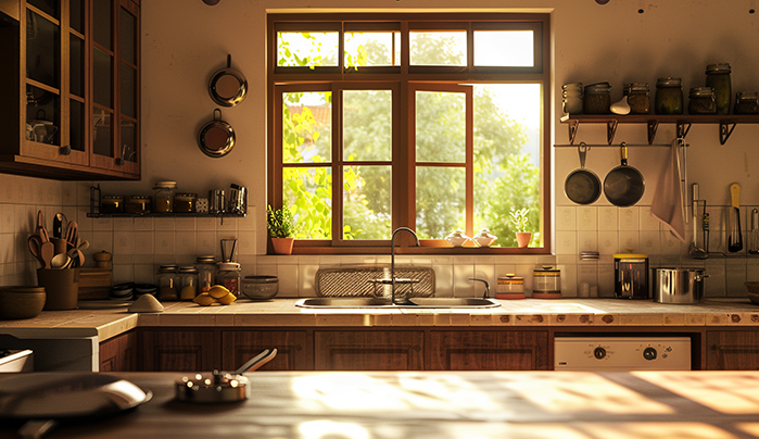 Rustic Industrial Kitchens -Indian kitchen design