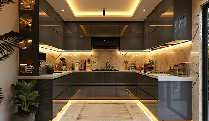 Modular Marvels with Laminates -Indian kitchen design