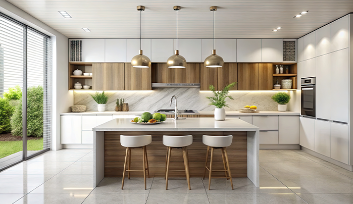 Modular laminate kitchen - CenturyPly