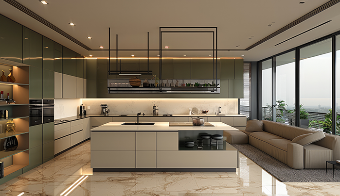 WPC kitchen cabinet - CenturyPly