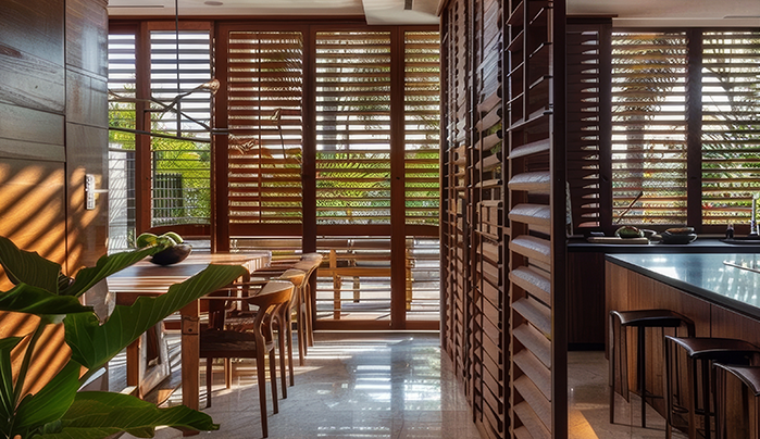 Louvers panel for home - CenturyPly