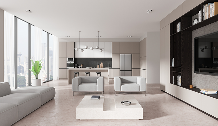 High gloss laminate table - CenturyPly