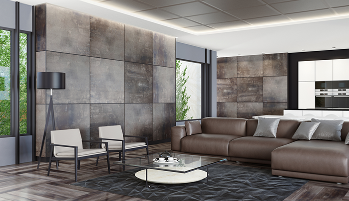 Living room laminate wall- CenturyPly